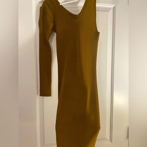 Zara Knit Mini Bodycon Dress